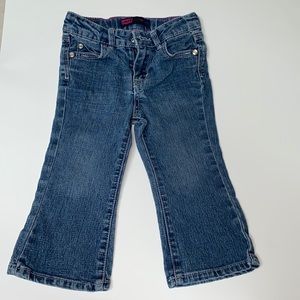 Levi’s 18M flare denim jeans with diamond detailing